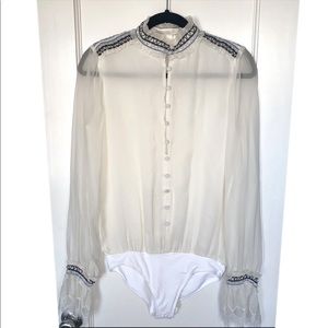 Jonathan Simkhai Blouse Bodysuit